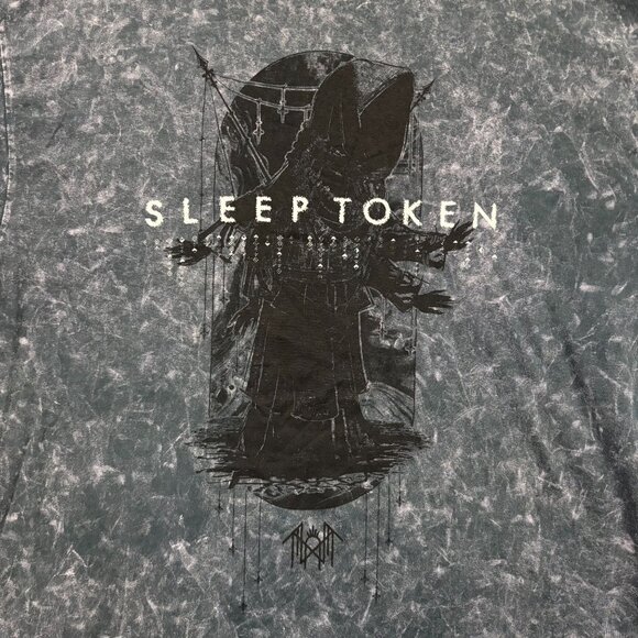 Sleep Token Take Me Back to Eden Rock Band Mineral Wash T-Shirt Extra Large - Picture 2 of 4